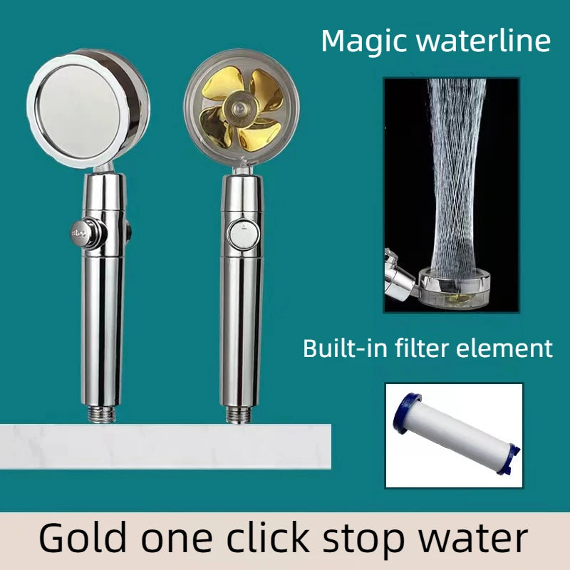 Handheld Turbo Fan Shower Head