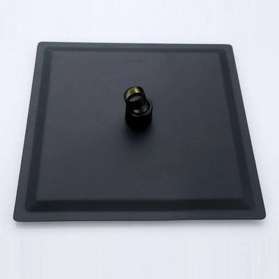 12x12 inch Black Rain Shower Head