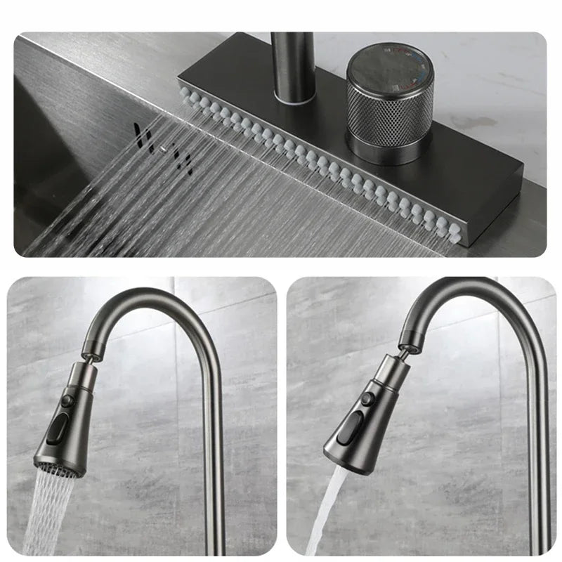 Waterfall Kitchen Faucet