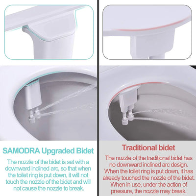 Ultra-thin Bidet Toilet Seat Attachment