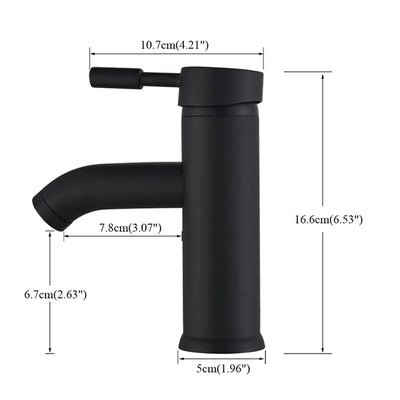 Matte Black Bathroom Faucet