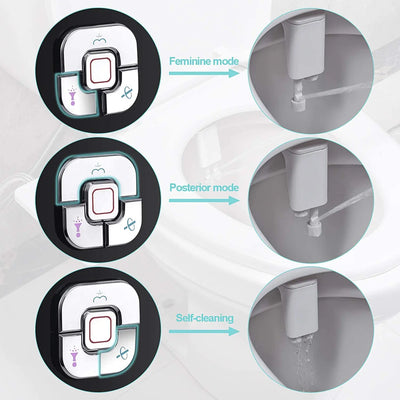 Ultra-thin Bidet Toilet Seat Attachment