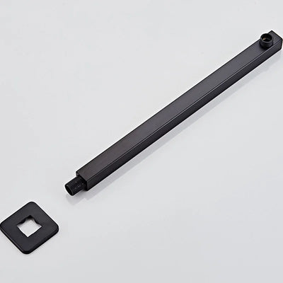12x12 inch Black Rain Shower Head