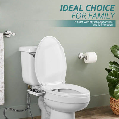Ultra-thin Bidet Toilet Seat Attachment