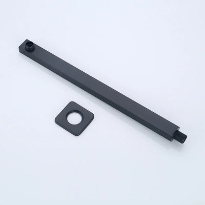 12x12 inch Black Rain Shower Head