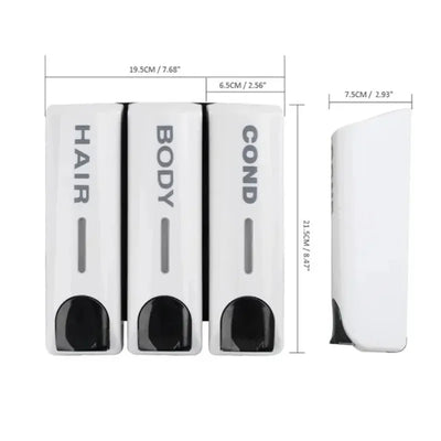 Wall-mount Shower Gel and Shampoo Dispenser