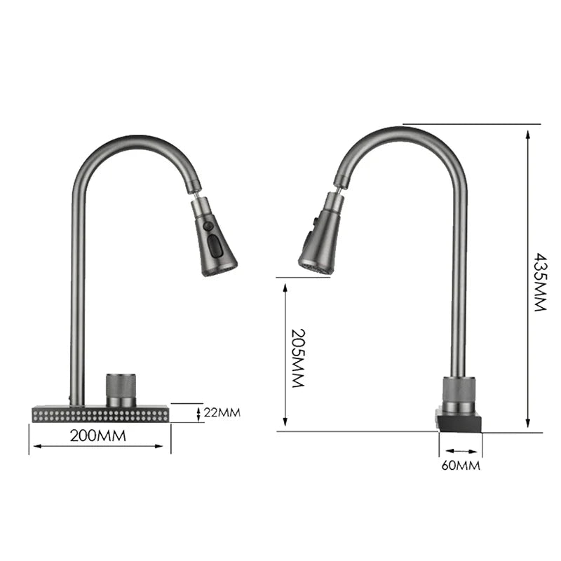 Waterfall Kitchen Faucet
